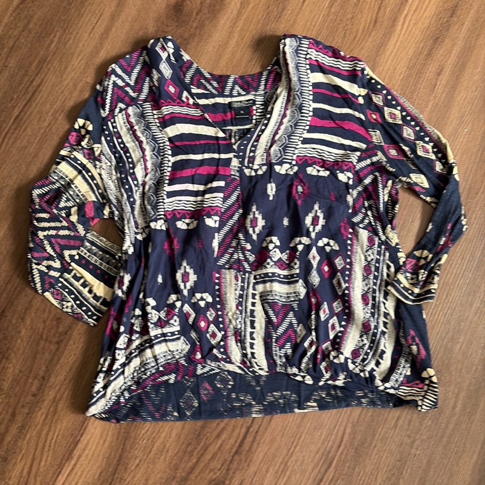 Lucky Brand Multi-Color Blouse